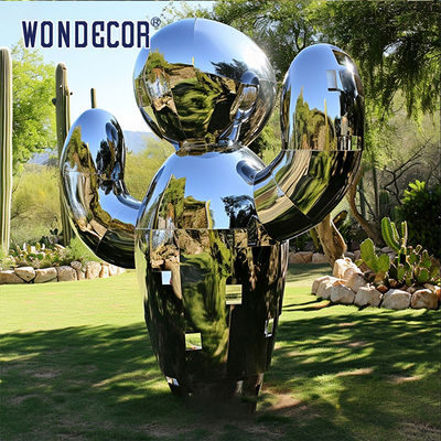 Outdoor Stainless Steel Sculpture Park Square Garden