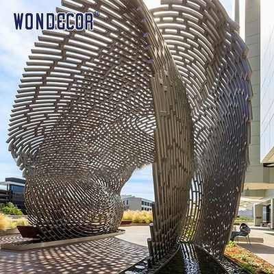 Source Manufacturers Large Scenic Spots Landscape Metal Art Architecture Stainless Steel Sculpture