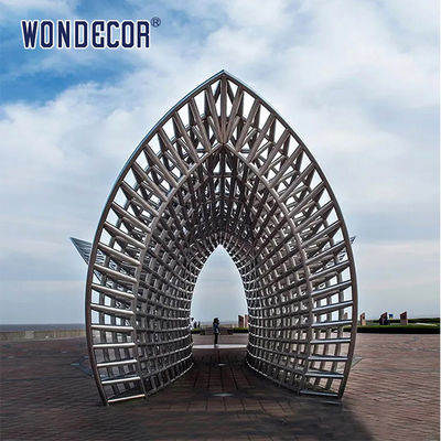 Source Manufacturers Large Scenic Spots Landscape Metal Art Architecture Stainless Steel Sculpture