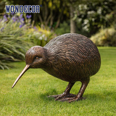 Outdoor Garden Decor Bronze Sculpture Kiwi Bird Statue